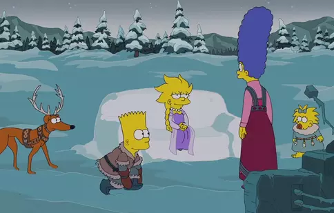 „Familia Simpson”, omagiu pentru „Regatul de gheață”