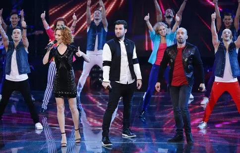 Aliona Munteanu, Anda Dimitriu, Maria Hojda și Tiberiu Albu, finaliștii „Vocea...”