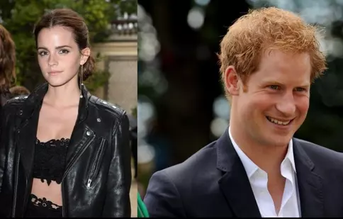 Emma Watson, cuplată de presă cu Prințul Harry