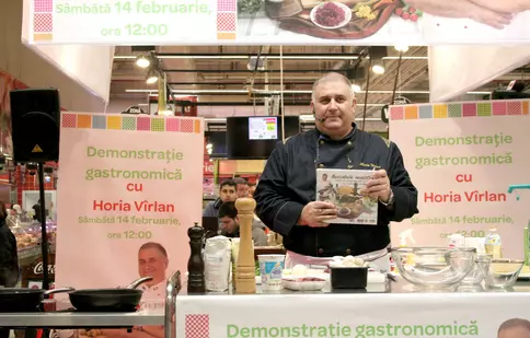 Horia Vîrlan şi-a relansat cartea de bucate