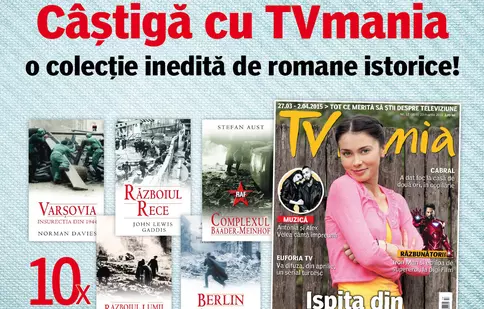 Câștigă cu revista TVmania colecția de cărți istorice oferite de editura RAO