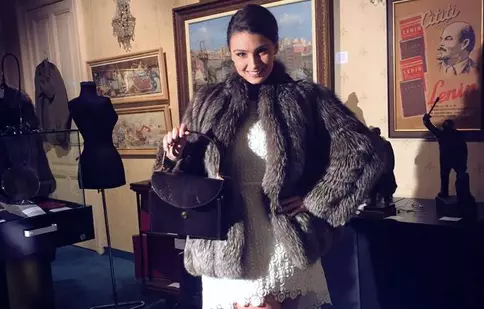 Olivia Păunescu a purtat haina de blană a Elenei Ceaușescu