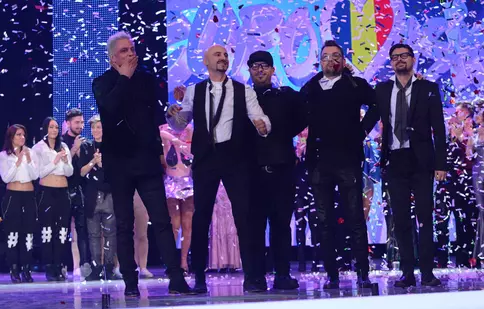 FOTO: Călin Goia şi colegii săi din Voltaj au câştigat Eurovision România