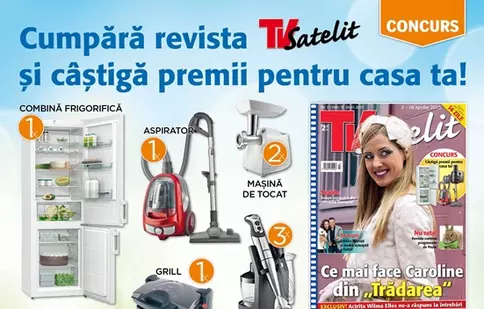 CONCURS: Câștigă electrocasnice Gorenje cu revista „TV Satelit”!