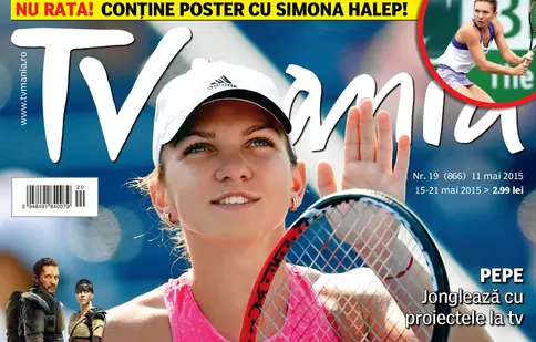 „TVmania” de luni, 11 mai, îţi oferă gratuit un poster cu Simona Halep!