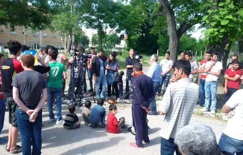 Digi24 va difuza, azi, un reportaj realizat într-o tabără de refugiați din Bulgaria