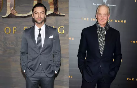 Aidan Turner („Hobbitul”) şi Charles Dance („Urzeala...”), colegi de serial