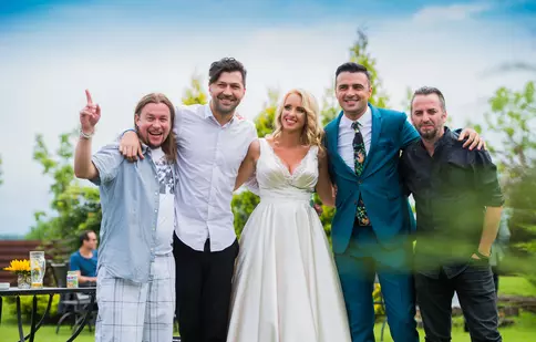 Cornel Ilie de la Vunk s-a căsătorit: „Am vrut ca invitaţii să se joace, nu să joace”