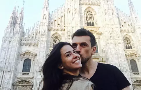 Diana Bart a fost cerută de soție la Roma