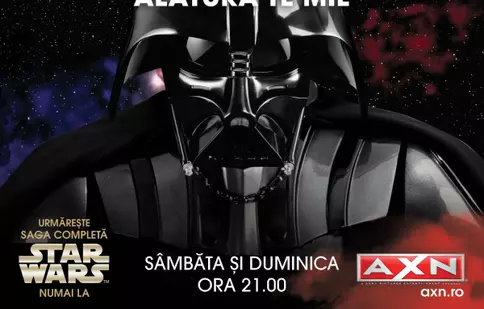 Darth Vader vă așteaptă pe AXN!