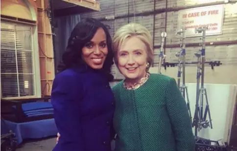 „Scandal” a primit-o pe Hillary Clinton pe platouri