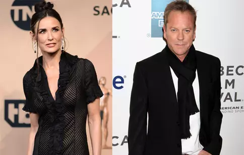 Demi Moore şi Kiefer Sutherland, un cuplu?