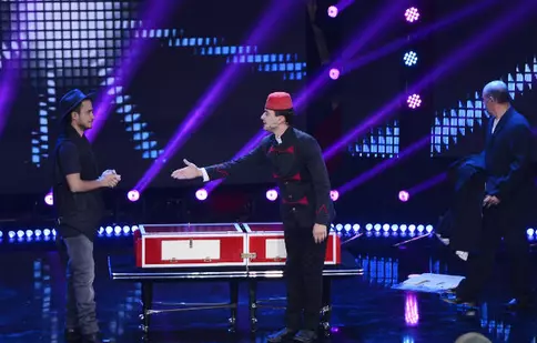 Şerban Copoţ, „tăiat” în două într-un număr de magie la „iUmor”