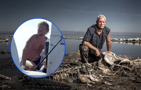 O echipă Animal Planet a salvat un naufragiat