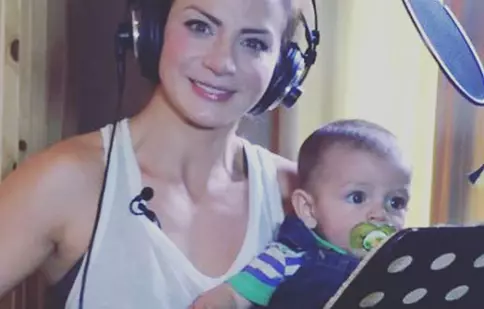 Silvia Navarro a cucerit reţelele de socializare cu fiul ei