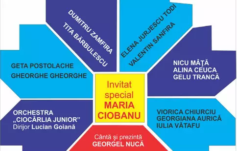 „Şlagărele muzicii populare de ieri și de azi” la Sala Radio