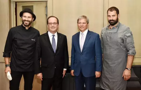 Nicolai Tand și Adi Hădean au gătit pentru președintele Franței