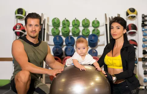 FOTO. Florin Neby se mândrește cu băiețelul său