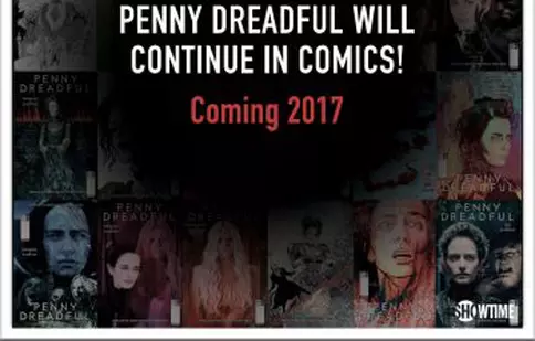 Povestea din „Penny Dreadful” se mută pe print