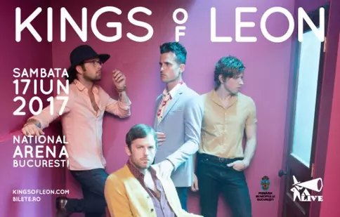 Trupa Kings Of Leon cântă pentru prima oară în România