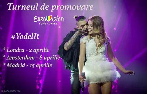 Câștigătorii Eurovision România 2017, Ilinca şi Alex Florea, susţin un turneu de promovare în Europa
