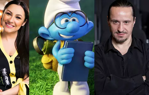 Andra este Strumpfița, iar Claudiu Bleonț este Gargamel în animația „Ștrumpfii: Satul pierdut”