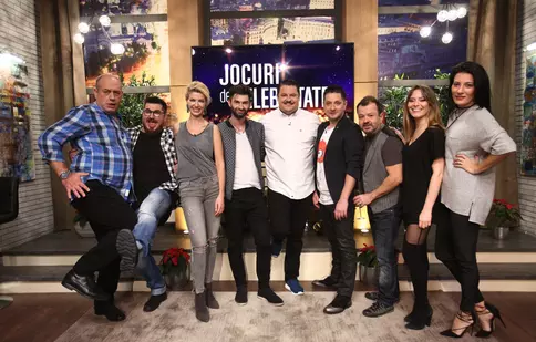 „Jocuri de celebritate”: Gașca din serialul „La Bloc” este invitata lui Mihai Bobonete, la Pro TV
