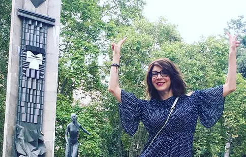 FOTO. Deşi este bolnavă, actriţa Edith Gonzalez se întoarce la muncă