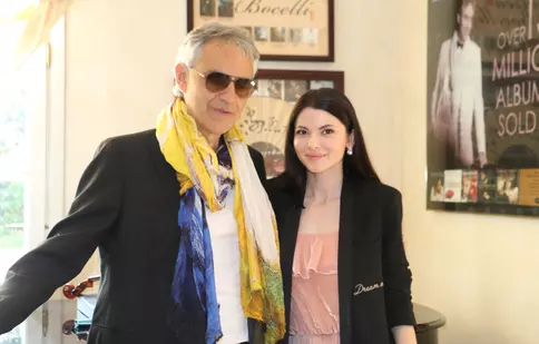 FOTO. Anca Lungu a fost acasă la Andrea Bocelli. Imaginile, în următoarele zile, la „Observator”