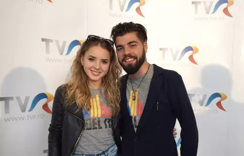 Ilinca si Alex Florea au plecat la Kiev. Cum a arătat prima repetiție pentru Eurovision 2017