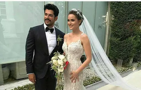 FOTO. Nunta anului în Turcia. Burak Özçivit („Dragoste infinită”) şi Fahriye Evcen s-au căsătorit