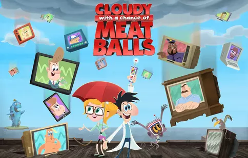 Serialul „Stă să plouă cu chiftele” ajunge luna viitoare la Cartoon Network și Boomerang