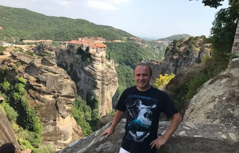 Grig Chiroiu a fost pentru prima dată în Grecia. A vizitat Salonic, Meteora, Atena și 3 insule