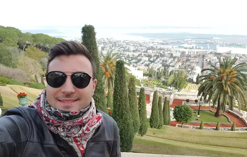 FOTO. Valentin Sanfira („Mama mea gătește mai bine”) a vizitat Țara Sfântă