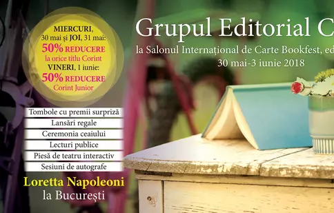 Grupul Editorial Corint la Salonul Internațional de Carte Bookfest, ediția a XIII-a