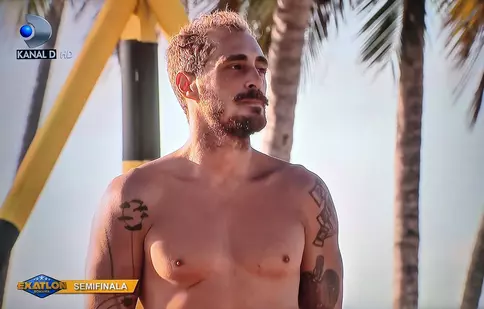 FOTO. Cu ce semne a rămas Vladimir Drăghia în urma participării sale la „Exatlon”