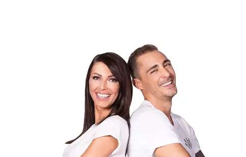 EXCLUSIV. Cum se înţeleg Ilinca Vandici şi Vladimir Drăghia la filmările pentru „FanArena”