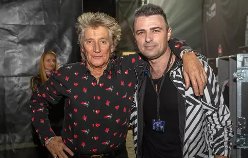Trupa Vunk pe aceeași scenă cu Rod Stewart: „A fost un concert important pentru noi”