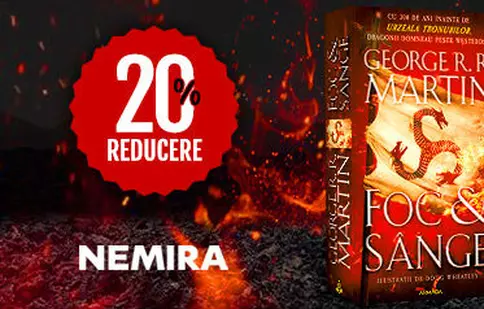 Cea mai așteptată carte a anului apare în imprintul Armada în luna mai: „Foc și sânge”, de George R.R. Martin