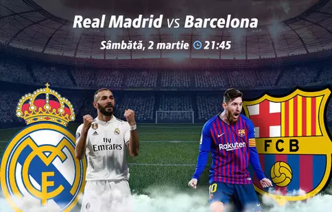 Digi4K transmite primul El Clasico - Real Madrid vs. FC Barcelona - la calitate ultra HD