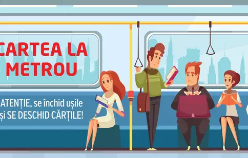 Cartea la metrou – invitație la lectură: Atenție, se închid ușile și se deschid cărțile!