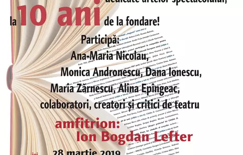 „10 ani de Yorick” la Cafeneaua critică de joi, 28 martie