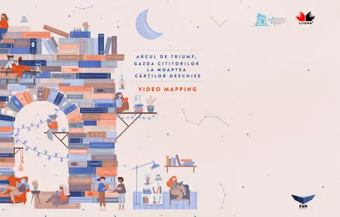 Marți, 23 aprilie, Arcul de Triumf este gazda cititorilor la Noaptea Cărților Deschise