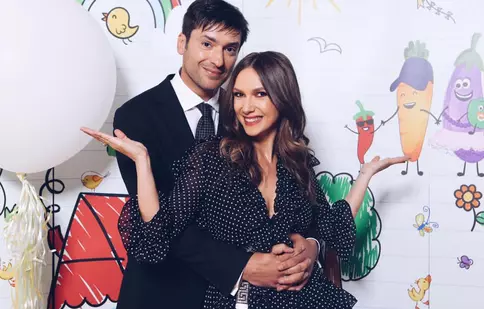 GALERIE FOTO. Adela Popescu și Radu Vâlcan și-au botezat băiețelul. „Cei mai fericiți”