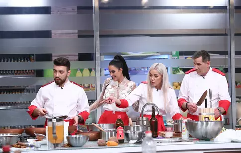 Surorile Crudu gătesc în bucătăria „Chefi la cuţite”,  în sezonul dedicat familiilor