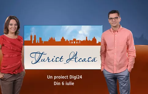 Din 6 iulie, în grila Digi24 va intra matinalul de weekend "Turist acasă", prezentat de Cătălin Nunu și Alexandra Albu