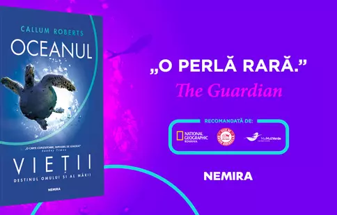Volumul „Oceanul vieții. Destinul omului și al mării”, de Callum Roberts, apare la Editura Nemira