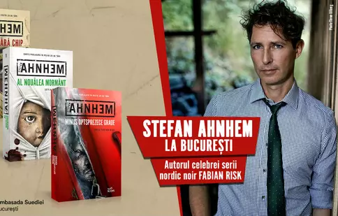 Stefan Ahnhem, autorul celei mai vândute serii de thrillere scandinave a momentului, vine la București