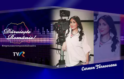 Din 22 mai,  “Dăruieşte Românie”, cu Carmen Târnoveanu, se vede și la TVR 3