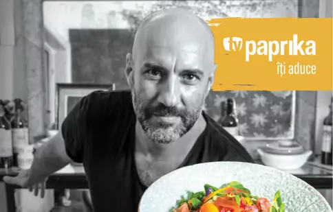 TV Paprika lansează o nouă emisiune culinară, „Culoare în farfurie”, cu Radu Dumitrescu